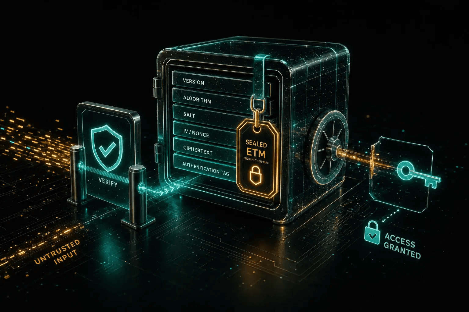 Cover image for A Vault File That Fails Closed: Encrypt-then-MAC on an MCU