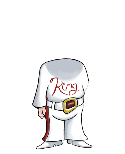 Ilustración de Dennis Nedry de Jurassic Park